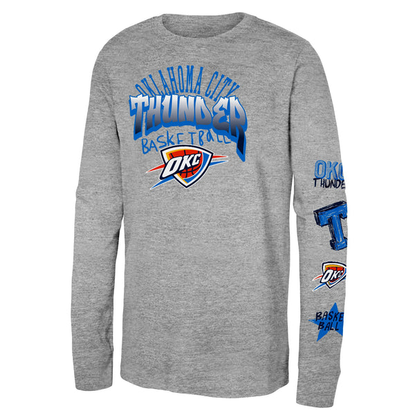 Youth Oklahoma City Thunder Outerstuff Street Star Long Sleeve T-Shirt