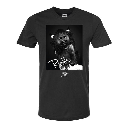 Youth Oklahoma City Thunder Rumble Portrait T-Shirt - front view