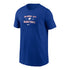 YOUTH OKC BLUE NIKE WORDMARK ARCH T-SHIRT - FRONT VIEW