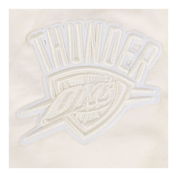 Youth Oklahoma City Thunder Pro Standard Neutral T-Shirt - Sleeve Oblique Detail