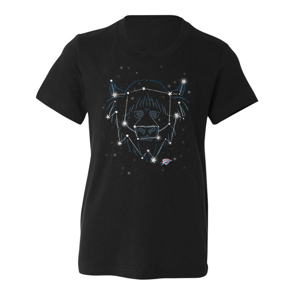 Oklahoma City Thunder Youth Rumble Constellation T-Shirt - Front View