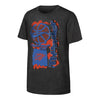 Youth Oklahoma City Thunder Nike Vintage Courtside T-shirt in Black - Front View