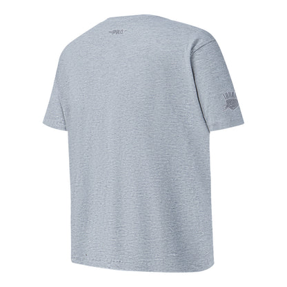 Youth Oklahoma City Thunder Pro Standard Tonal French Terry T-Shirt in Grey - Back Right View  