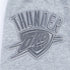 Youth Oklahoma City Thunder Pro Standard Tonal French Terry T-Shirt in Grey - Sleeve Detail 