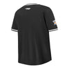 Youth Oklahoma City Thunder Classic Striped Ribbed T-Shirt in Black - Back Right View
