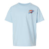 Youth Oklahoma City Thunder  Bring the Noise Rumble T-Shirt in Blue - Front View