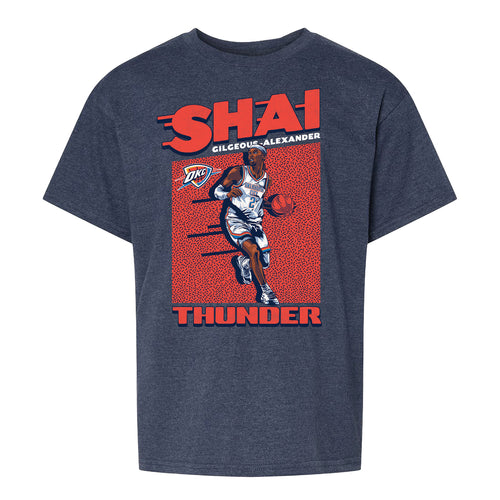 Youth Oklahoma City Thunder Shai Gilgeous-Alexander Action T-Shirt