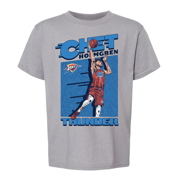 Youth OKC Thunder IOG Chet Holmgren Action T-Shirt – Official OKC