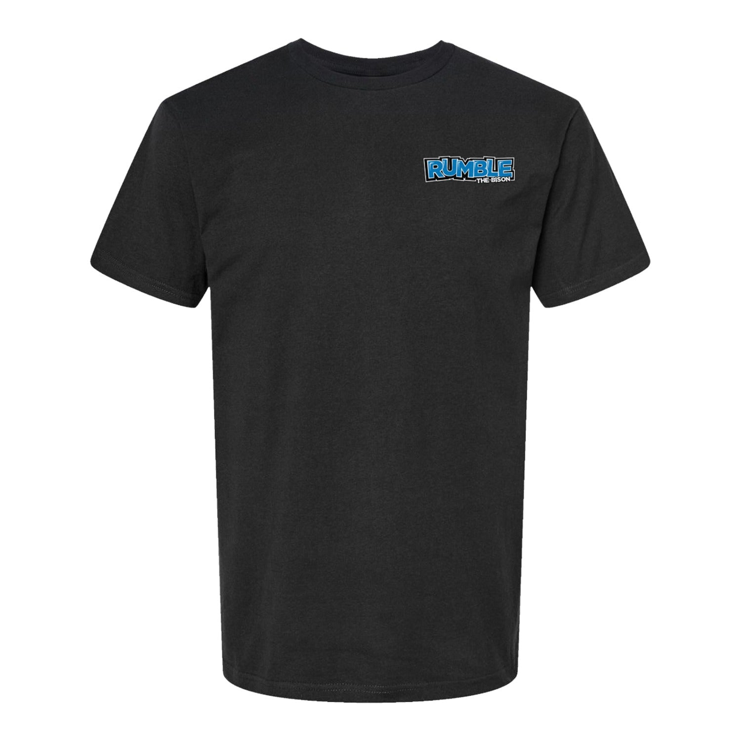 Youth OKC Thunder Rumble Checkered Emoji T-Shirt in Black - Front View