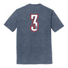 YOUTH 2023-24 OKLAHOMA CITY THUNDER CITY EDITION JOSH GIDDEY NAME & NUMBER T-SHIRT IN GREY - BACK VIEW
