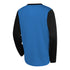 YOUTH 2024-25 OKLAHOMA CITY THUNDER CITY EDITION PREGAME LONG SLEEVE T-SHIRT IN BLUE - BACK VIEW