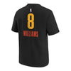 YOUTH 2024-25 OKLAHOMA CITY THUNDER CITY EDITION JALEN WILLIAMS NAME & NUMBER  T-SHIRT