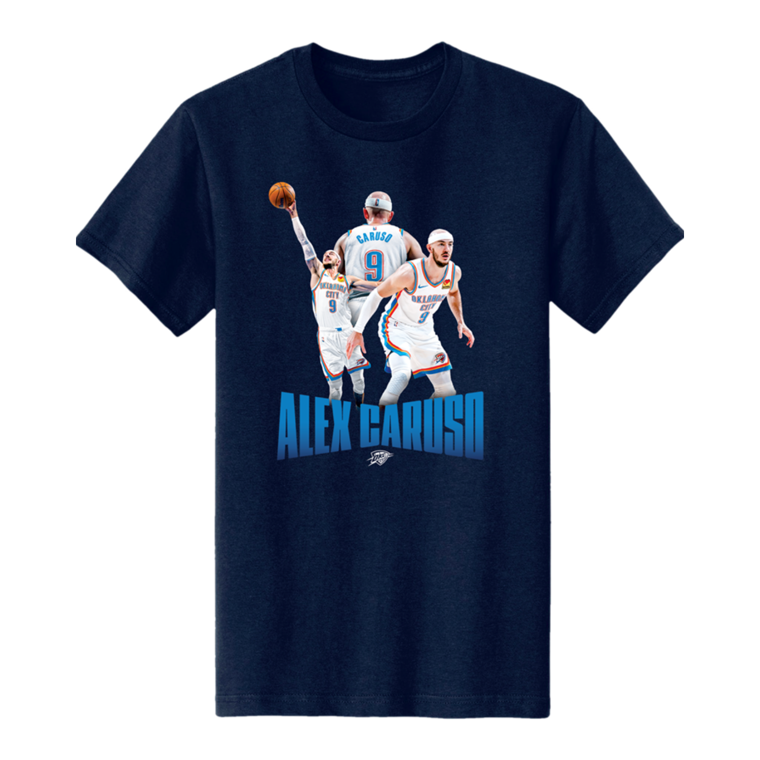 OKC THUNDER ALEX CARUSO PLAYER SERIES T-SHIRT