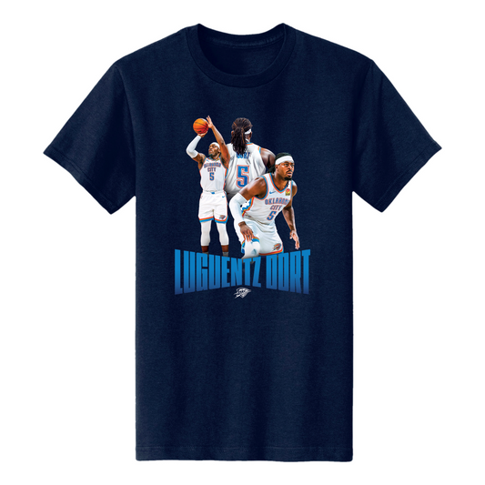 OKC THUNDER LUGUENTZ DORT PLAYER SERIES T-SHIRT