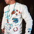 OKC Thunder Round21 Native Heritage Cream Crewneck