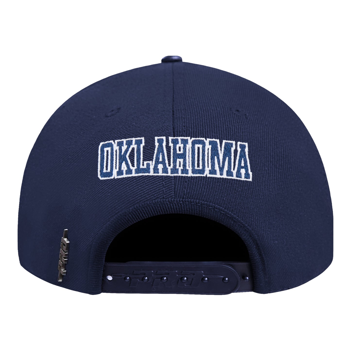 OKC Thunder Pro Standard Billboard Pro Six Snap Hat in Blue - Back View