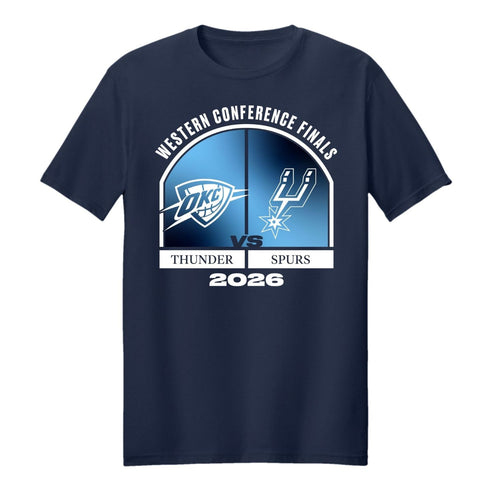 OKC Thunder IOG 2026 NBA Western Conference Finals Match Up T-Shirt