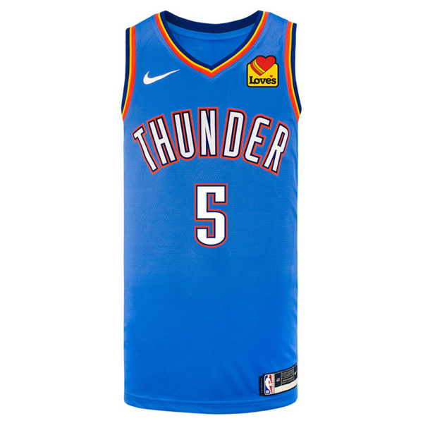 YOUTH OKLAHOMA CITY THUNDER LUGUENTZ DORT ICON SWINGMAN JERSEY 2024-25