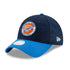 Oklahoma City Thunder New Era Women NBA Tipoff Series 920 Hat in Blue - Front Left View