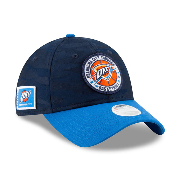 Oklahoma City Thunder New Era Women NBA Tipoff Series 920 Hat in Blue - Front Right View