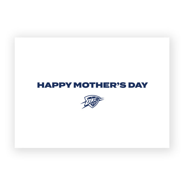 Happy Mother’s Day Card in White - Inside View
