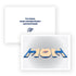 Homecourt Advantage Mother’s Day Card in White - Front and Inside View