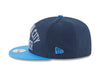 Oklahoma City Thunder New Era Twist Title 950 Snapback Hat in Blue - Left View