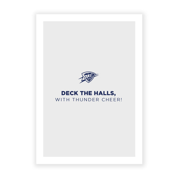 Deck the Halls! Card Bundle in Blue and White - Inside View