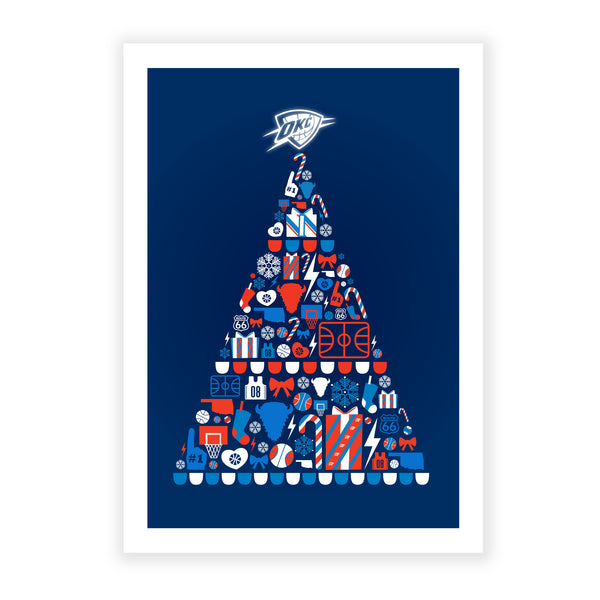 Deck the Halls! Card Bundle in Blue and White - Front View