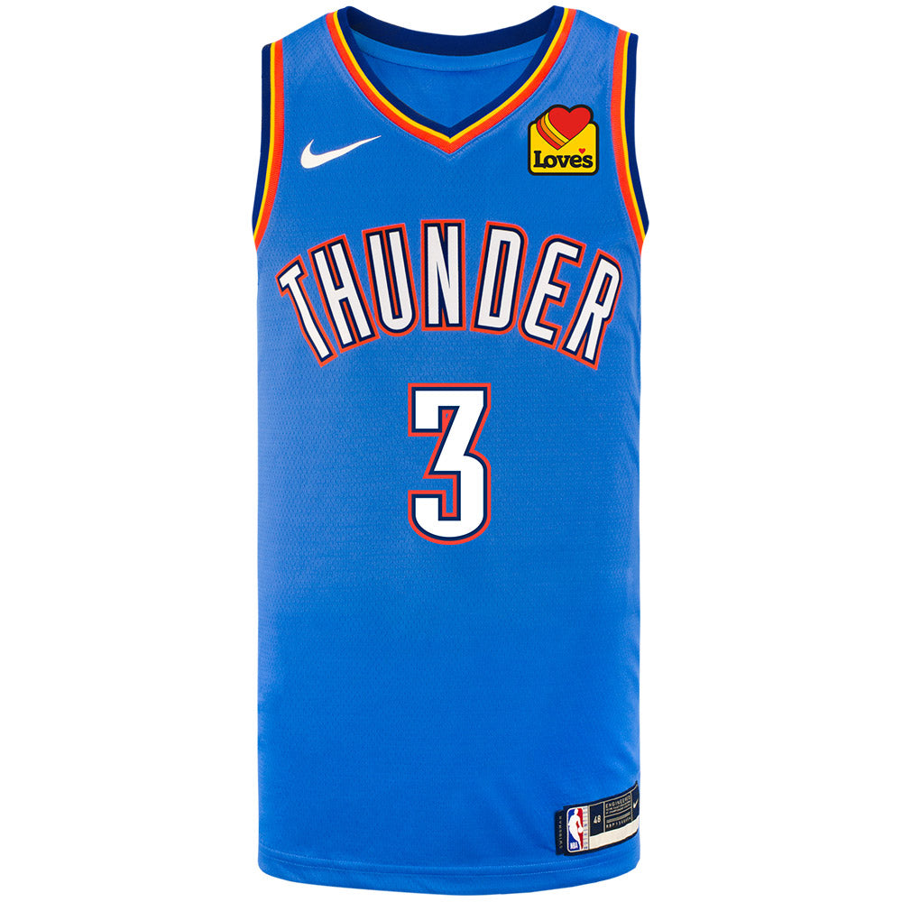 Men's Oklahoma City Thunder Josh Giddey #3 Nike Gray 2021/22