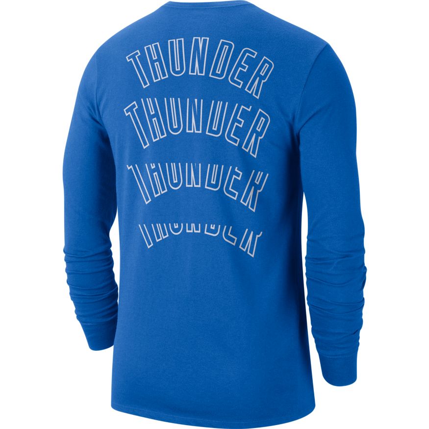 Custom Nike Icon Oklahoma City Thunder Swingman Jersey - 2020-21