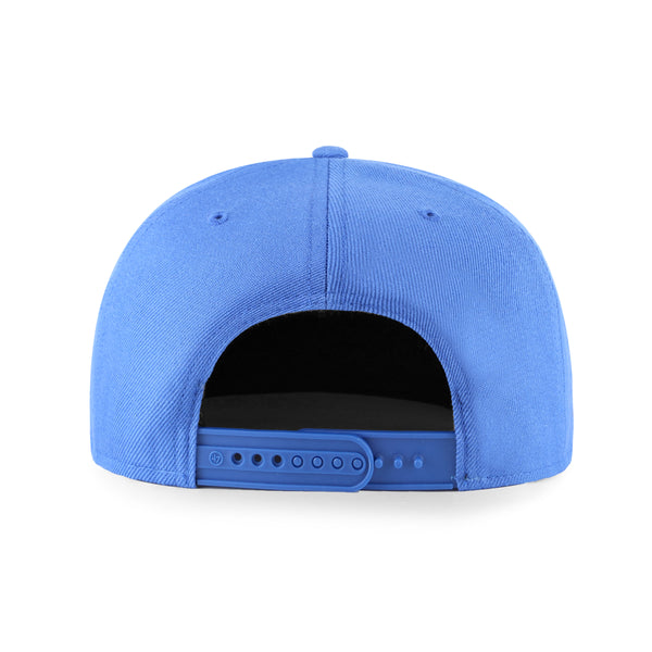 Oklahoma City Thunder Lil Shot 47 Brand Captain Youth Snapback in Blue - Back View