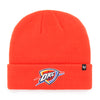 Oklahoma City Thunder Foundation Knit Sunset in Orange - Front View