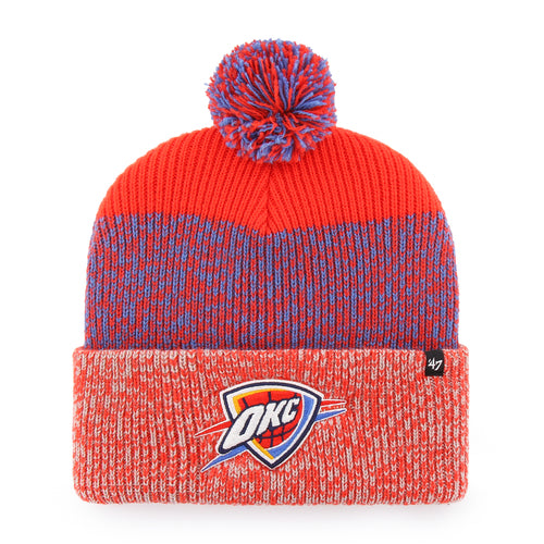 Oklahoma City Thunder Static Knit Team in Orange - Front View