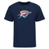 OKC Thunder Jaylin Williams Name & Number T-shirt in Navy - Front View