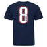 OKC Thunder Jalen Williams Name & Number T-shirt in Navy - Back View