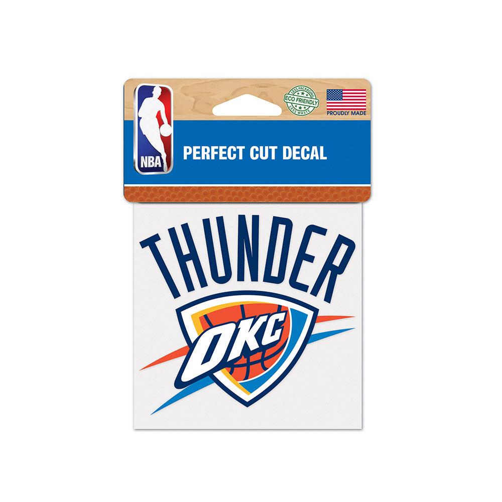 Thunder 4x4 Decal in Orange and Blue - Front View