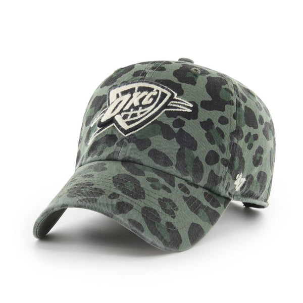 THUNDER '47 BRAND LADIES BAHEERA HAT IN GREEN & BLACK - ANGLED LEFT SIDE VIEW