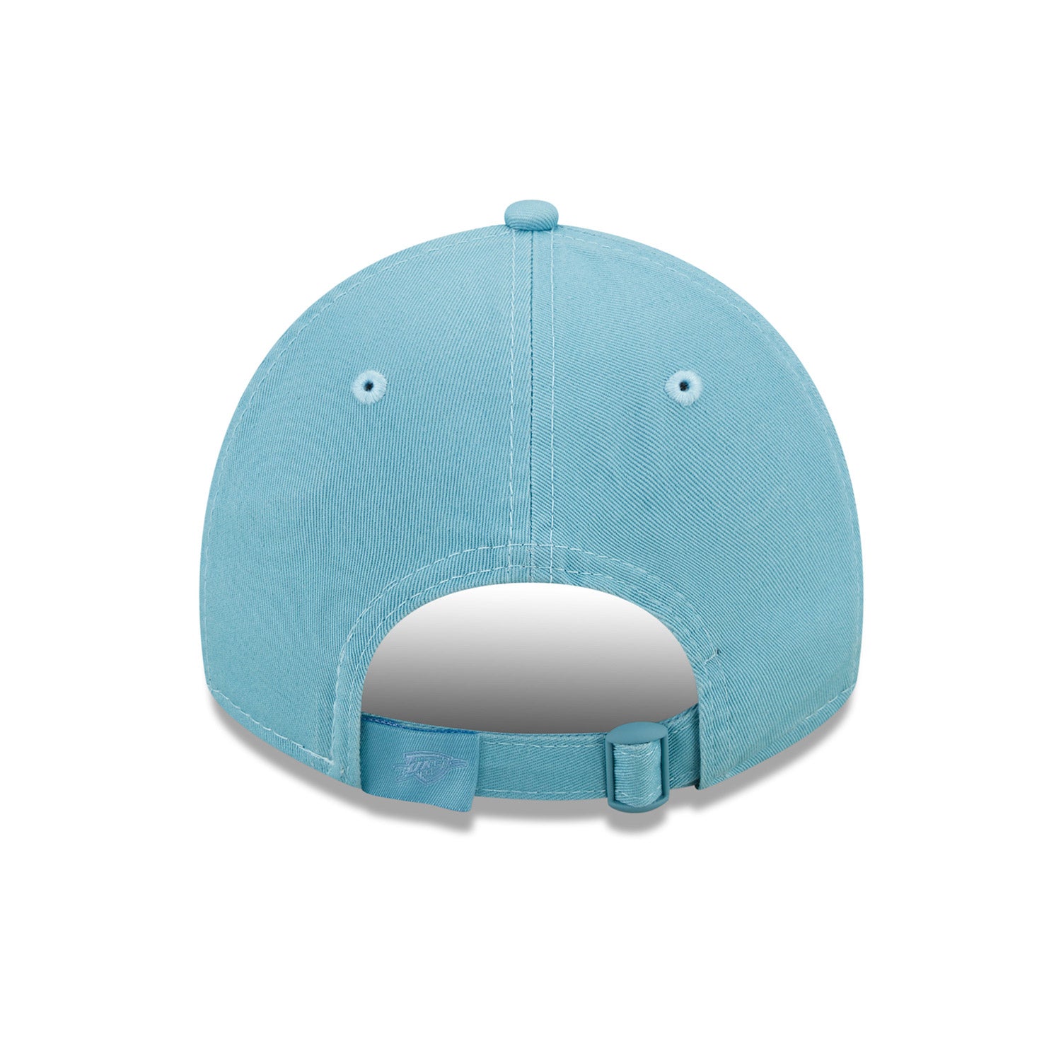 WOMEN'S NEW ERA THUNDER TONAL ADJUSTABLE HAT IN LIGHT BLUE - BACK VIEW