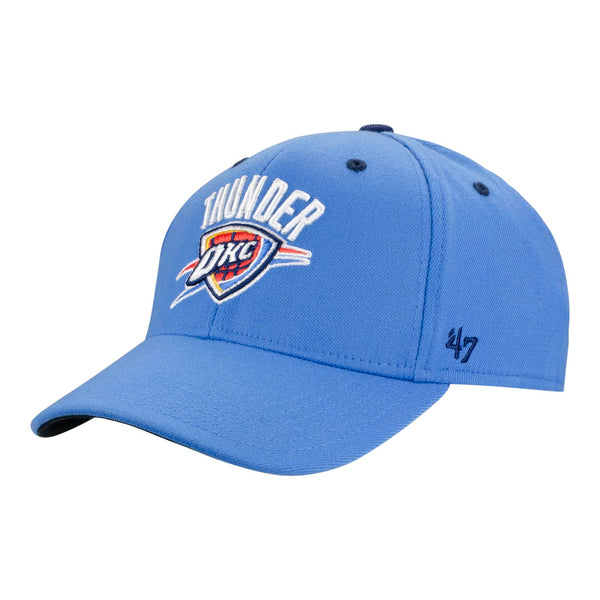 47 BRAND THUNDER KICKOFF CONTENDER HAT IN LIGHT BLUE - ANGLED LEFT SIDE VIEW