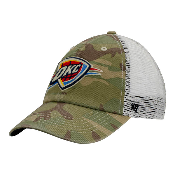 47 BRAND THUNDER CAMO HAT - ANGLED LEFT SIDE VIEW