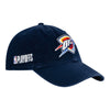 47 Brand Thunder Playoff Clean Up Hat in Navy - Angled Right Side View