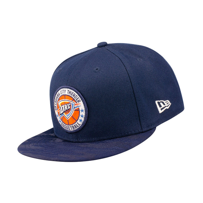 OKC THUNDER PRIMARY LOGO PATCH SNAPBACK HAT