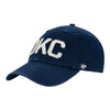 47 Brand Thunder Finley Clean Up Hat in Navy - Angled Left Side View