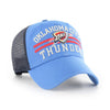 THUNDER '47 BRAND HIGHPOINT SNAPBACK IN BLUE & GREY - ANGLED RIGHT SIDE VIEW