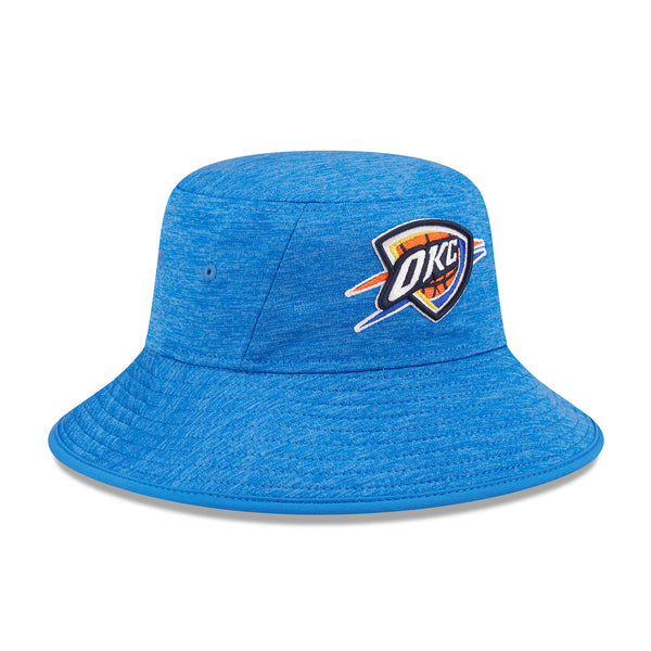NEW ERA THUNDER BUCKET HAT IN BLUE - FRONT RIGHT VIEW