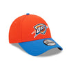 NEW ERA THUNDER THE LEAGUE 9FORTY ADJUSTABLE HAT IN ORANGE/BLUE - SIDE VIEW