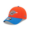 NEW ERA THUNDER THE LEAGUE 9FORTY ADJUSTABLE HAT IN ORANGE/BLUE - SIDE VIEW
