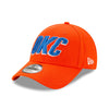 Oklahoma City Thunder Adjustable Statement Hat in Orange - Left View