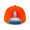 Oklahoma City Thunder Adjustable Statement Hat in Orange - Back View